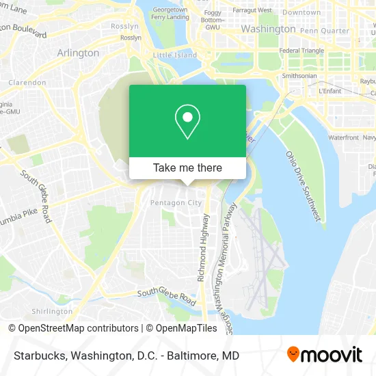 Starbucks map