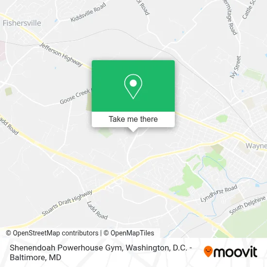 Shenendoah Powerhouse Gym map