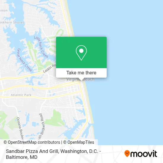 Sandbar Pizza And Grill map