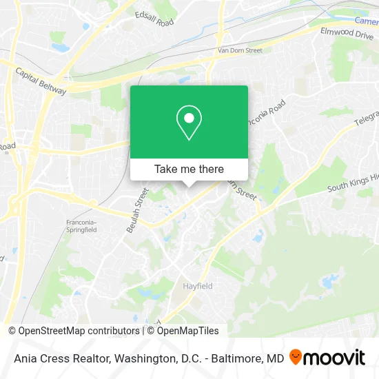 Ania Cress Realtor map