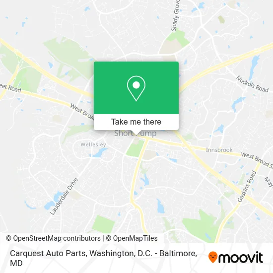 Carquest Auto Parts map
