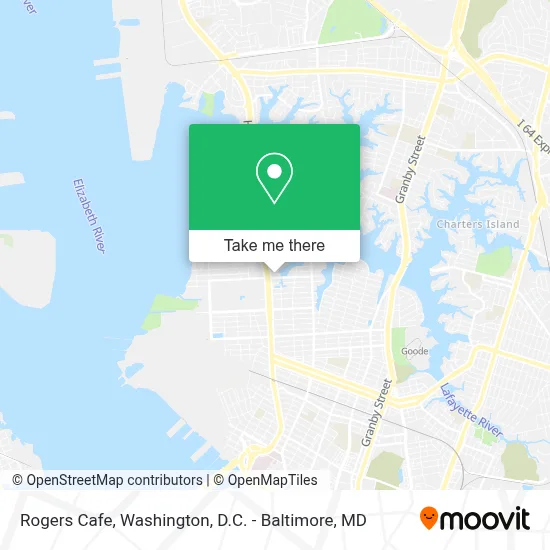 Rogers Cafe map