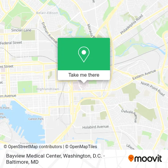 Bayview Medical Center map