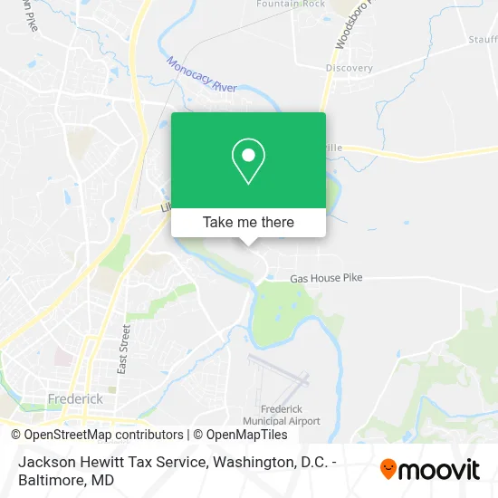 Jackson Hewitt Tax Service map