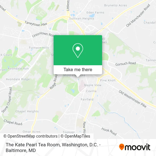 The Kate Pearl Tea Room map