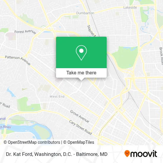 Dr. Kat Ford map