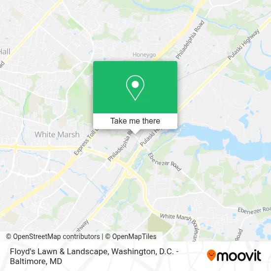 Floyd's Lawn & Landscape map
