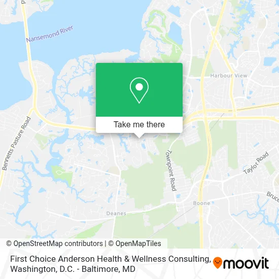 First Choice Anderson Health & Wellness Consulting map