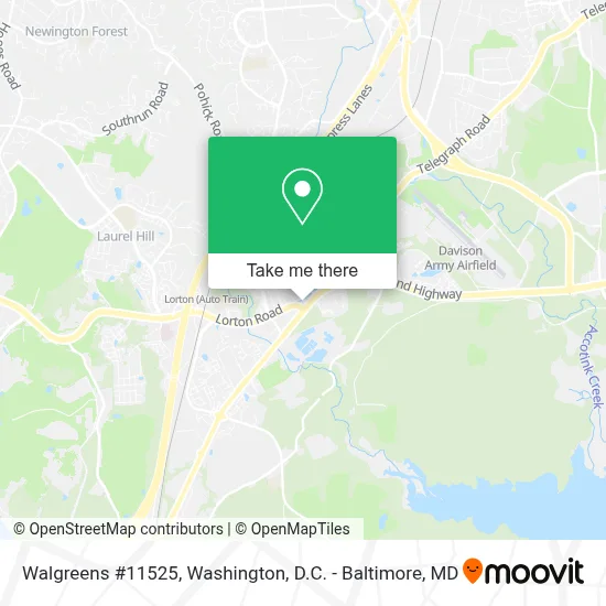Walgreens #11525 map