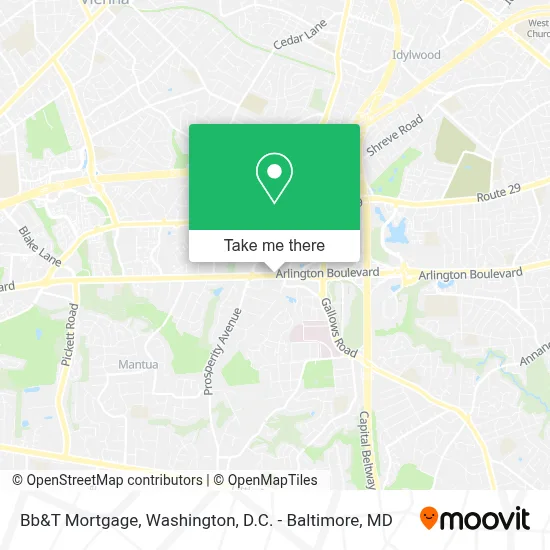 Bb&T Mortgage map