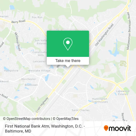 First National Bank Atm map