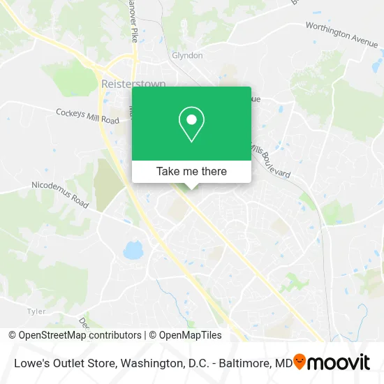 Lowe's Outlet Store map