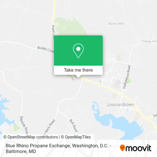Blue Rhino Propane Exchange map