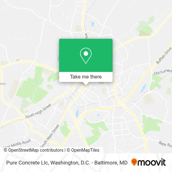 Pure Concrete Llc map