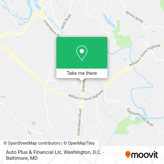 Auto Plus & Financial Llc map