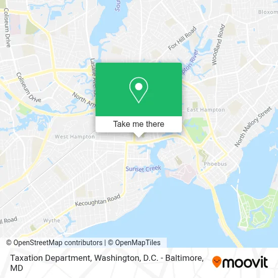 Taxation Department map