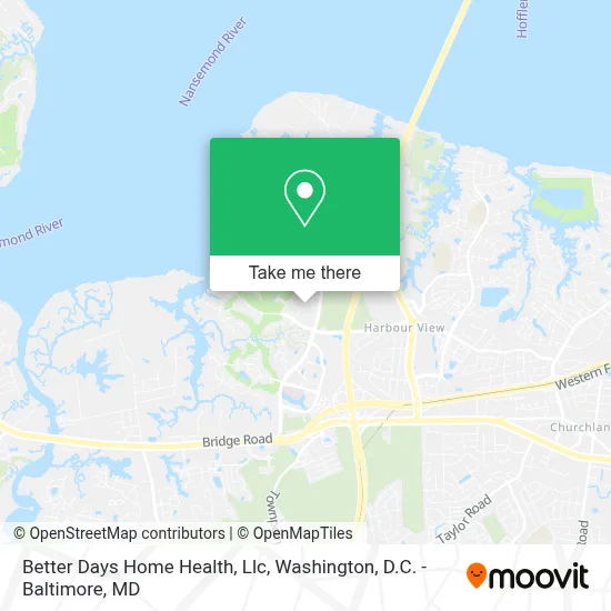 Better Days Home Health, Llc map