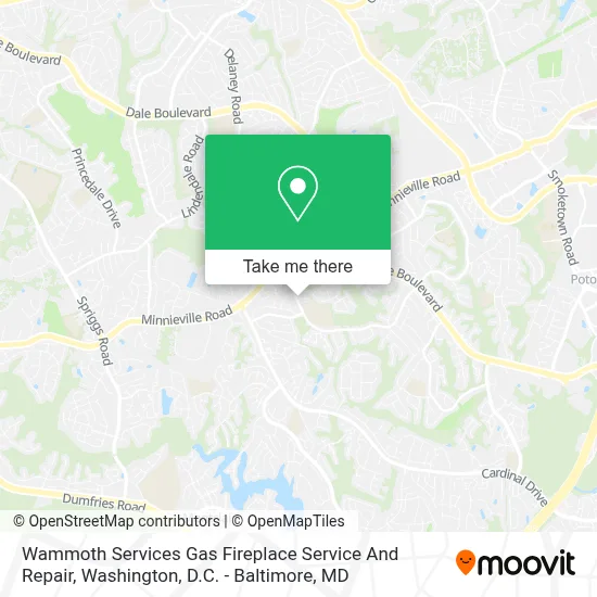 Wammoth Services Gas Fireplace Service And Repair map