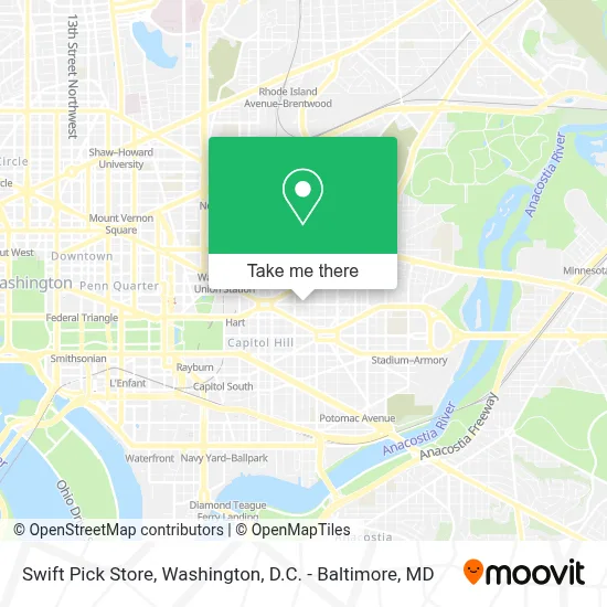 Swift Pick Store map