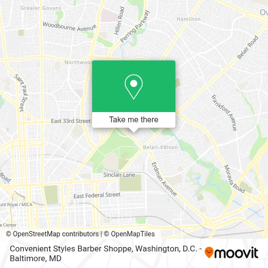 Convenient Styles Barber Shoppe map