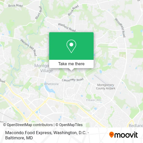 Macondo Food Express map