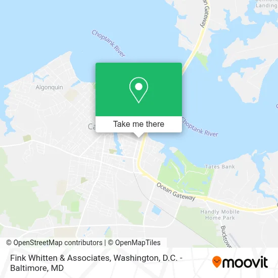 Fink Whitten & Associates map