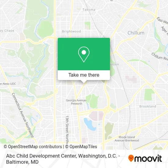 Abc Child Development Center map