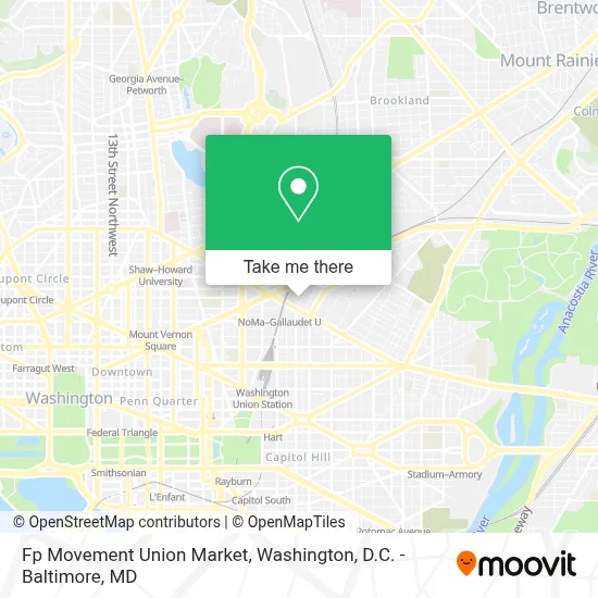 Fp Movement Union Market map