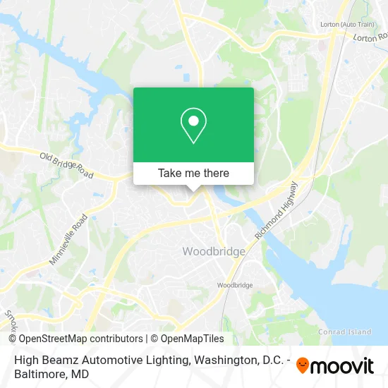 High Beamz Automotive Lighting map