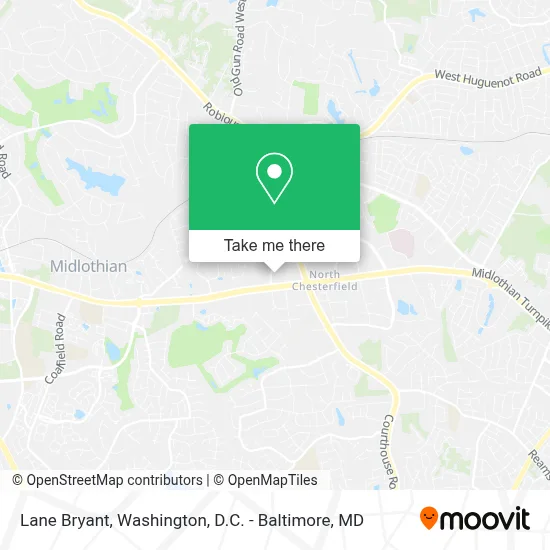 Lane Bryant map