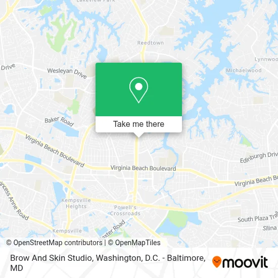 Brow And Skin Studio map