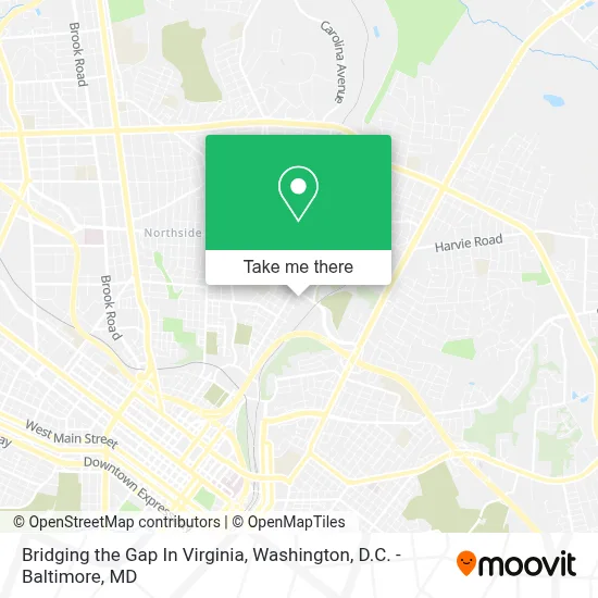 Bridging the Gap In Virginia map