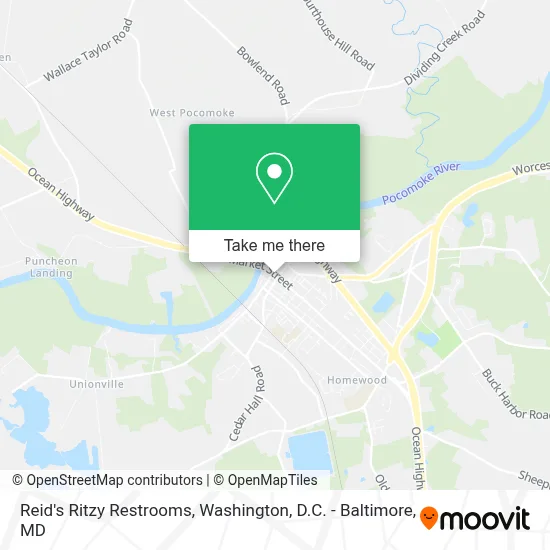 Reid's Ritzy Restrooms map