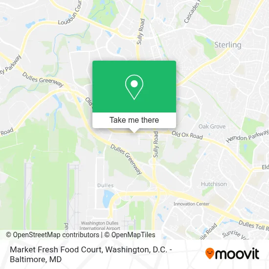 Market Fresh Food Court map