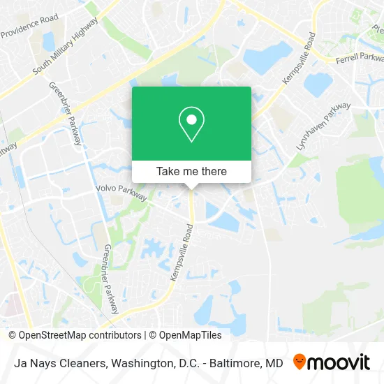 Ja Nays Cleaners map