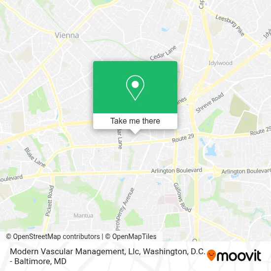 Modern Vascular Management, Llc map