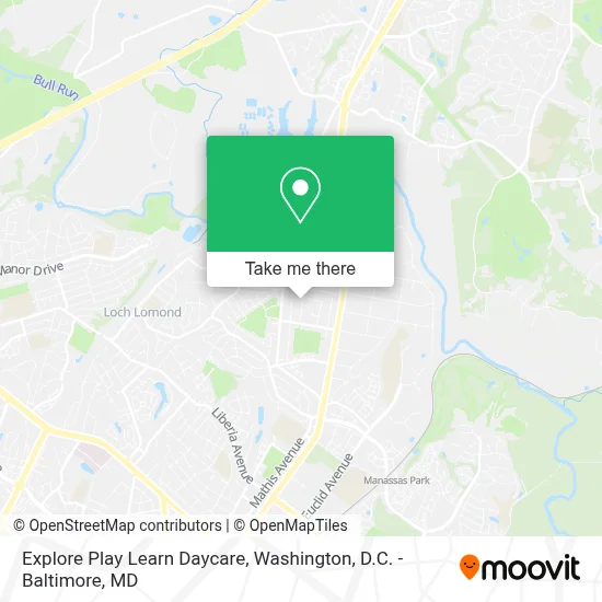 Explore Play Learn Daycare map