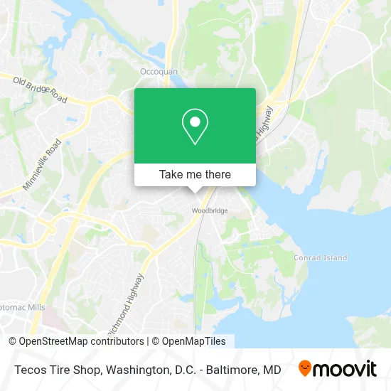 Tecos Tire Shop map