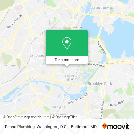 Pease Plumbing map