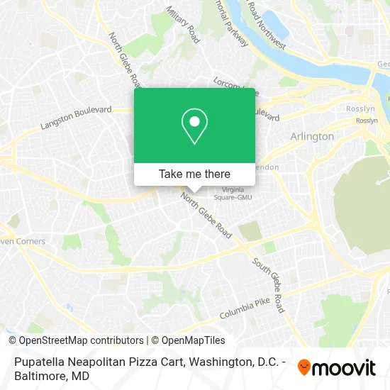 Pupatella Neapolitan Pizza Cart map