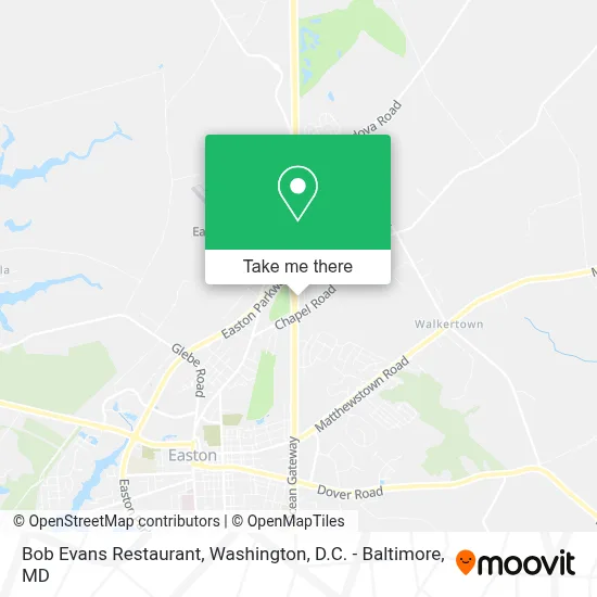 Bob Evans Restaurant map