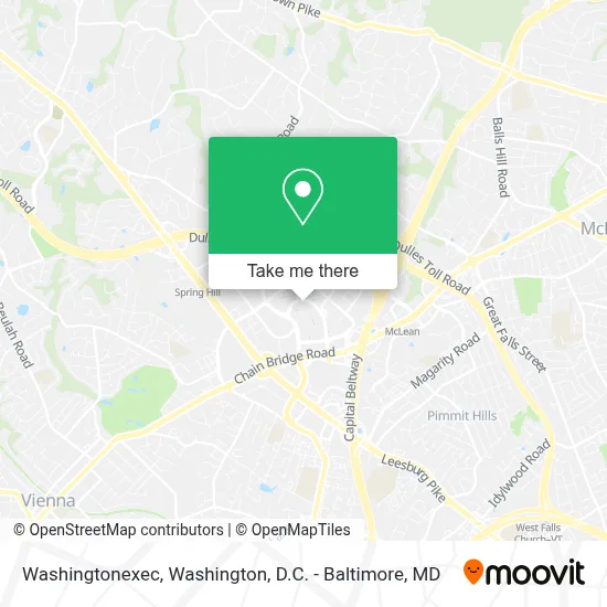 Washingtonexec map