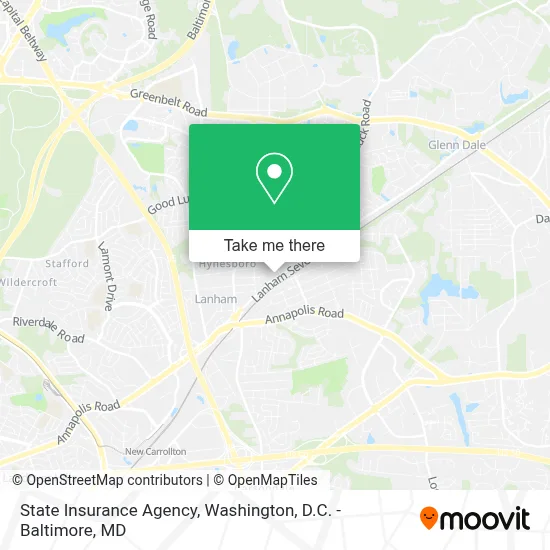 State Insurance Agency map