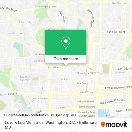 Love & Life Ministries map