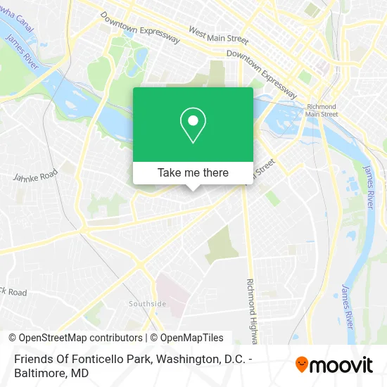 Friends Of Fonticello Park map