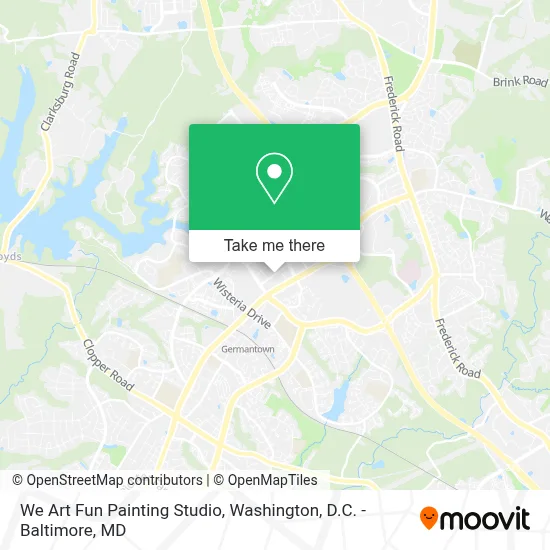 We Art Fun Painting Studio map