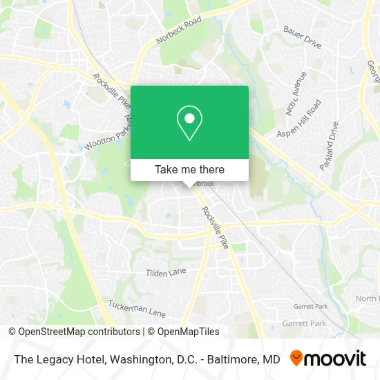 The Legacy Hotel map