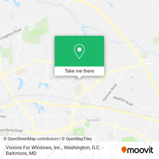 Visions For Windows, Inc. map