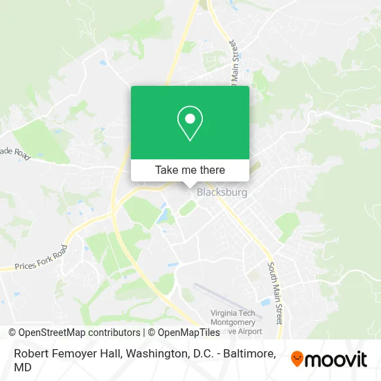 Robert Femoyer Hall map