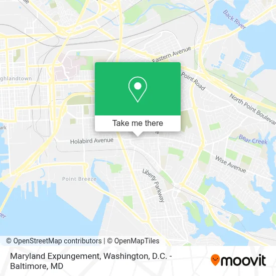 Maryland Expungement map